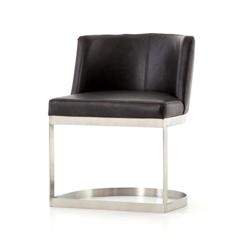 Wexler Dining Chair-Distressed Black